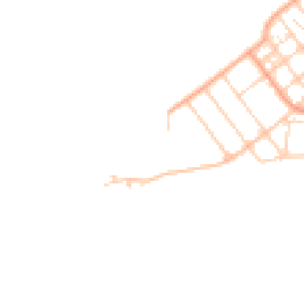 Daytime road noise heatmap for CT7 9PS