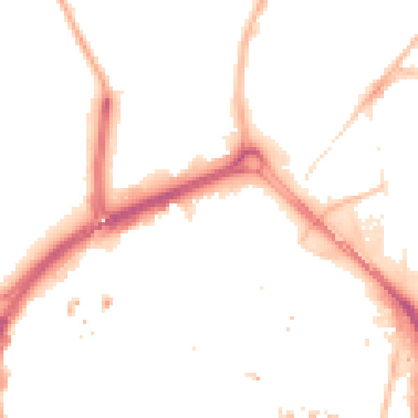Night-time road noise heatmap for CV1 1JN