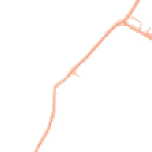 Daytime road noise heatmap for CV10 0RA