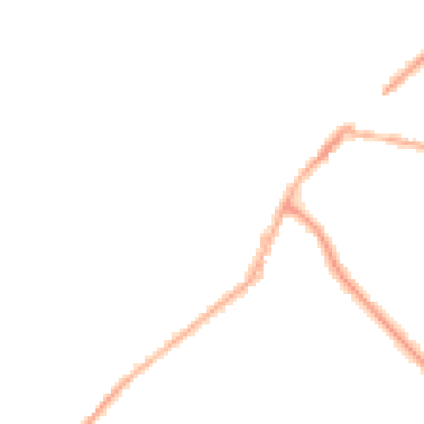 Night-time road noise heatmap for CV10 8EH
