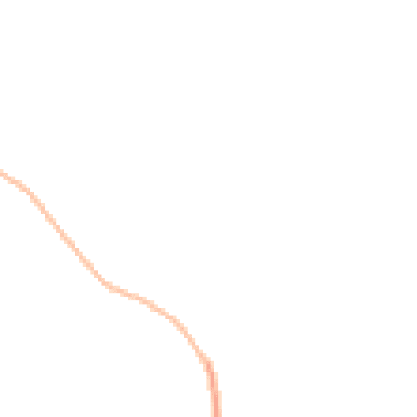 Night-time road noise heatmap for CV2 2DU