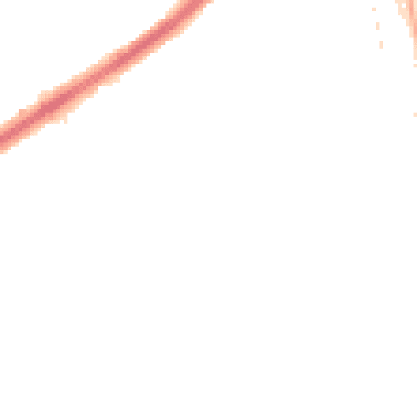 Night-time road noise heatmap for CV2 5AH