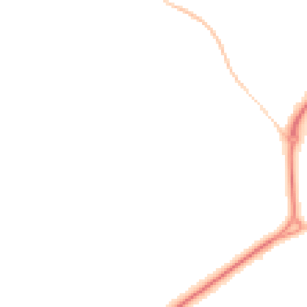 Night-time road noise heatmap for CV22 6LR