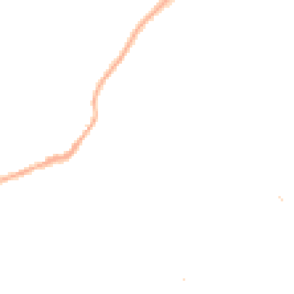 Night-time road noise heatmap for CV22 7LX