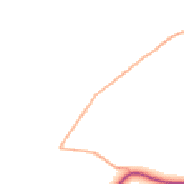 Daytime road noise heatmap for CV23 9QA