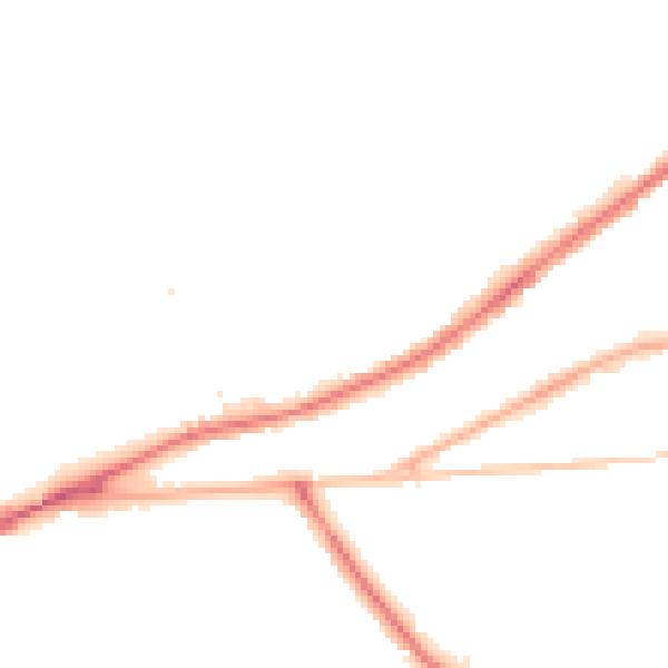 Night-time road noise heatmap for CV32 6EF