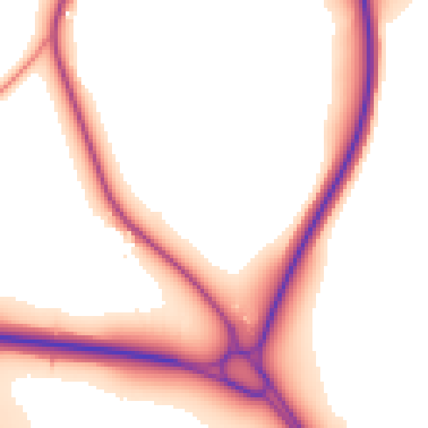 Daytime road noise heatmap for CV34 0AQ