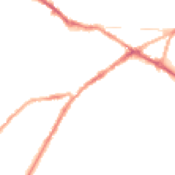 Night-time road noise heatmap for CV34 4AX