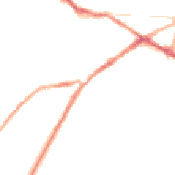 Night-time road noise heatmap for CV34 4BY