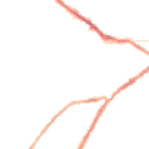 Night-time road noise heatmap for CV34 4DX