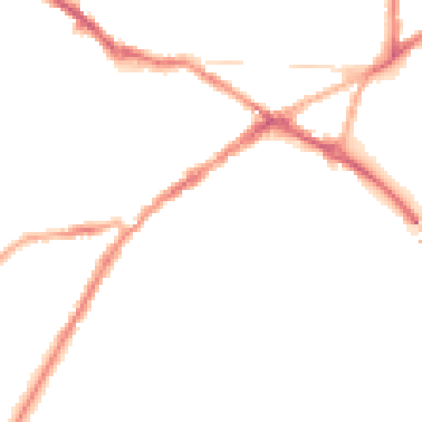 Night-time road noise heatmap for CV34 4EB