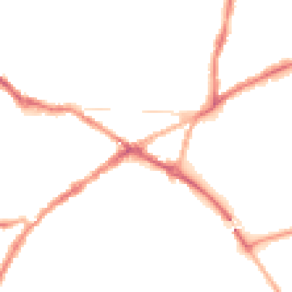 Night-time road noise heatmap for CV34 4HH