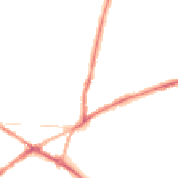 Night-time road noise heatmap for CV34 4LD