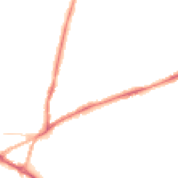 Night-time road noise heatmap for CV34 4LT
