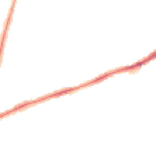 Night-time road noise heatmap for CV34 4NQ