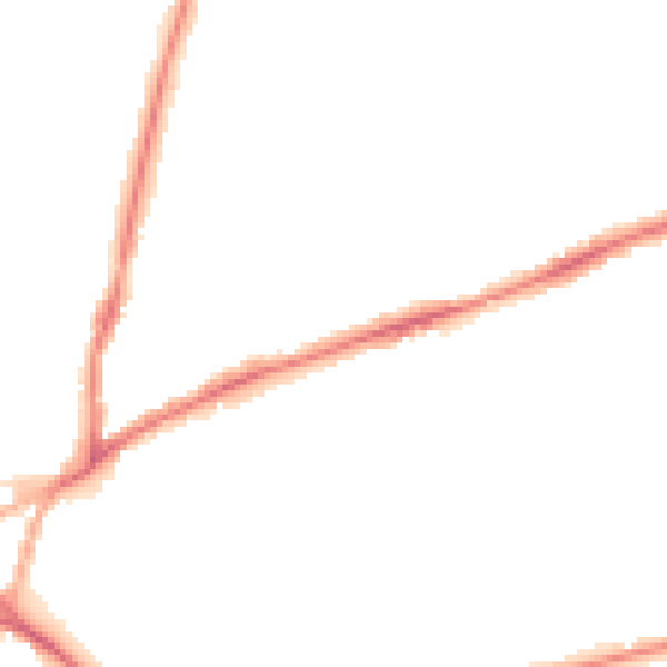 Night-time road noise heatmap for CV34 4PH