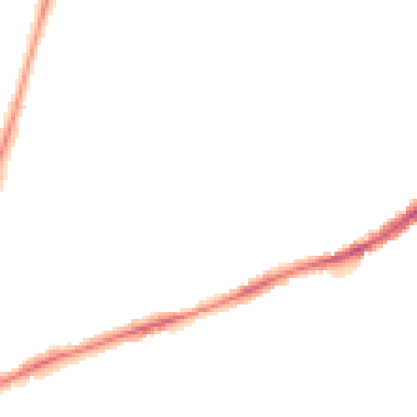 Night-time road noise heatmap for CV34 5LB