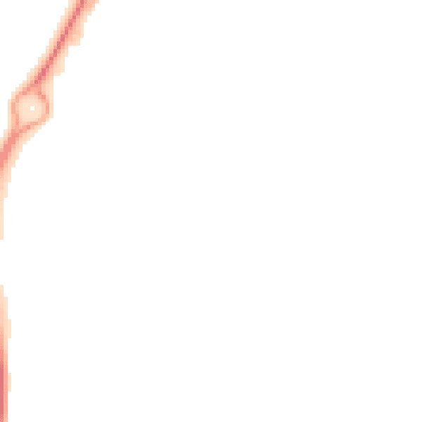 Night-time road noise heatmap for CV34 6SL