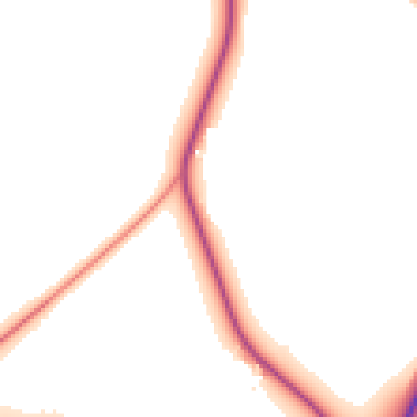 Daytime road noise heatmap for CV34 6SS