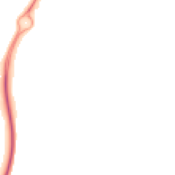 Night-time road noise heatmap for CV34 7AT