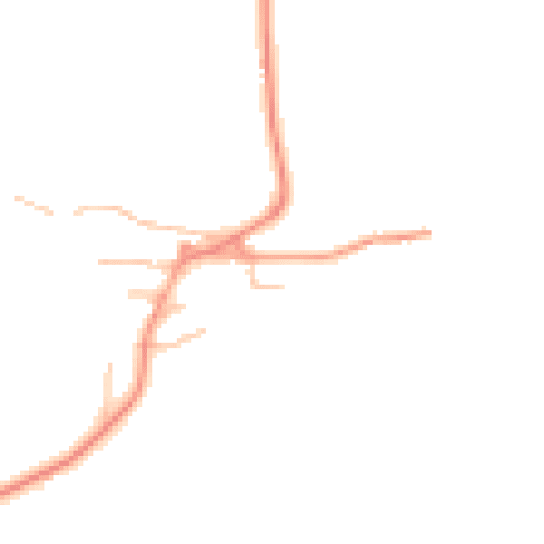 Daytime road noise heatmap for CV35 0AU