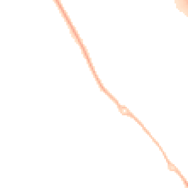 Night-time road noise heatmap for CV35 0BE