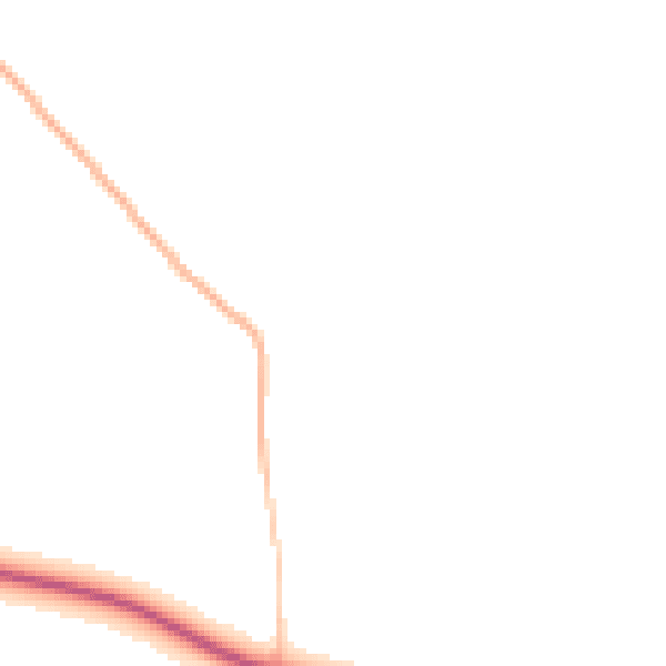 Daytime road noise heatmap for CV35 0DY