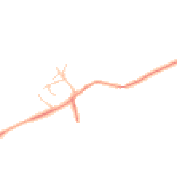 Daytime road noise heatmap for CV35 0ND