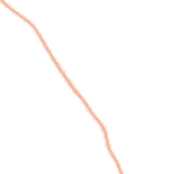 Night-time road noise heatmap for CV35 7BX