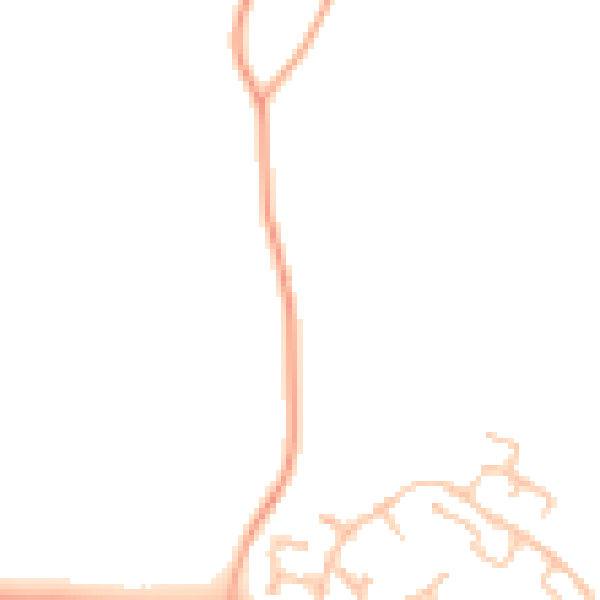 Daytime road noise heatmap for CV35 7PE