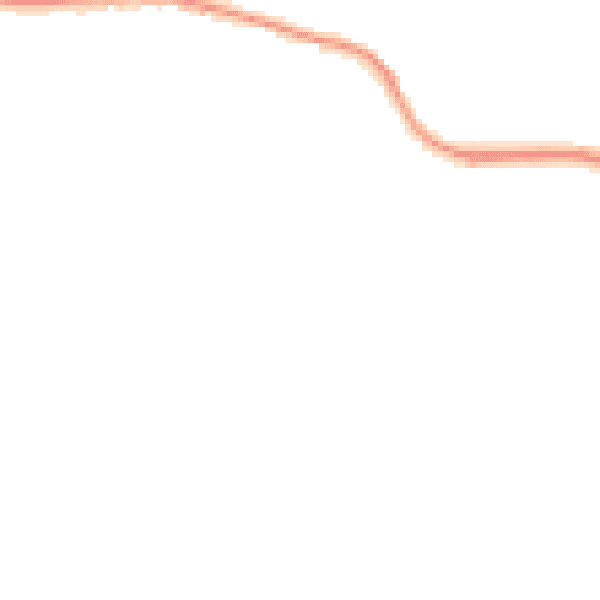 Night-time road noise heatmap for CV35 8PY