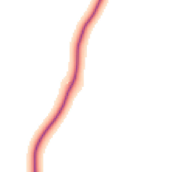 Daytime road noise heatmap for CV35 9DX