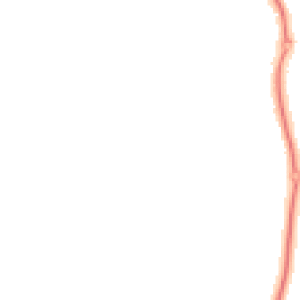 Night-time road noise heatmap for CV35 9LJ