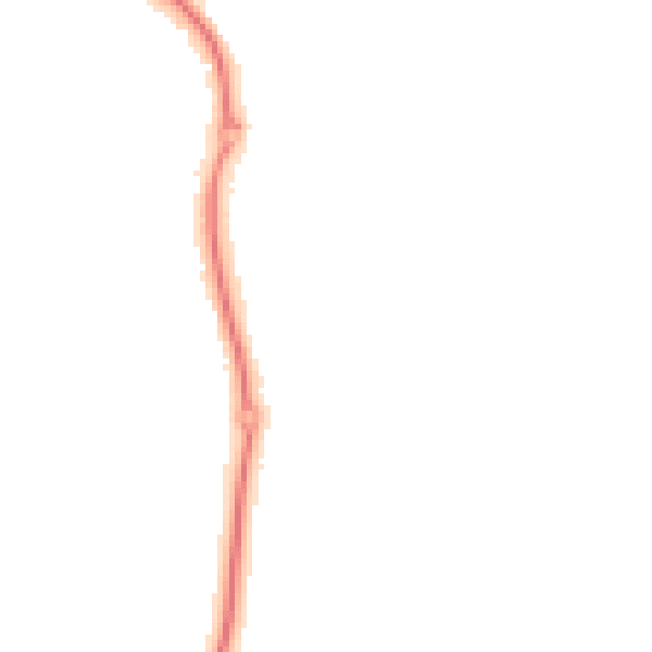 Night-time road noise heatmap for CV35 9UT