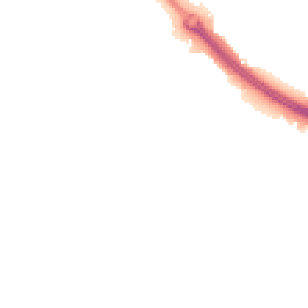 Night-time road noise heatmap for CV4 7AN