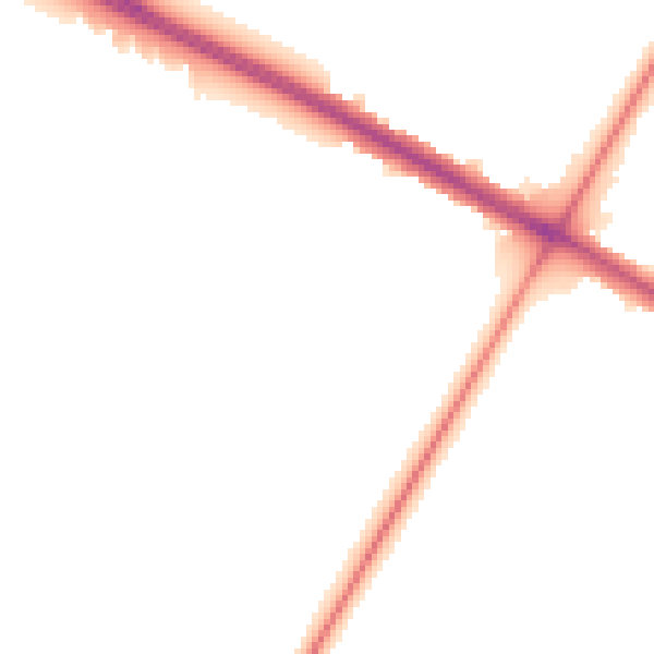 Night-time road noise heatmap for CV4 7AY