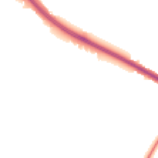 Night-time road noise heatmap for CV4 7BY