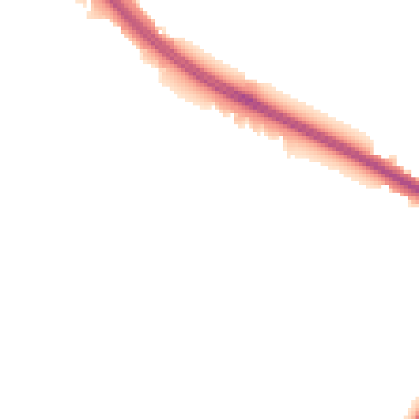 Night-time road noise heatmap for CV4 7DF