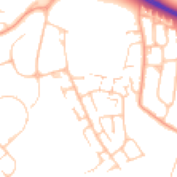 Daytime road noise heatmap for CV4 7EP