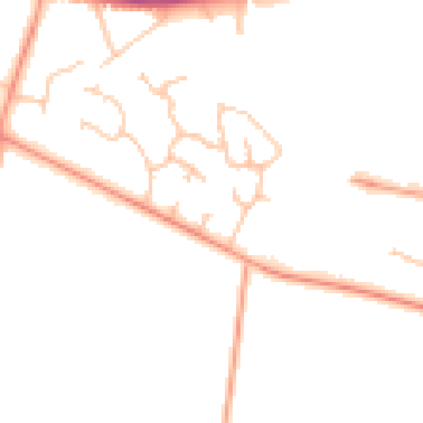 Daytime road noise heatmap for CV4 8GR