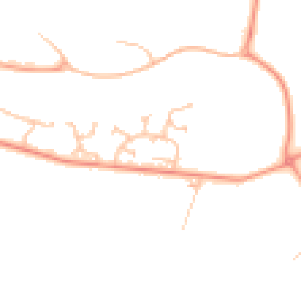 Daytime road noise heatmap for CV4 8JD