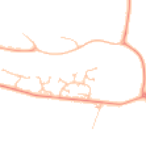 Daytime road noise heatmap for CV4 8JW