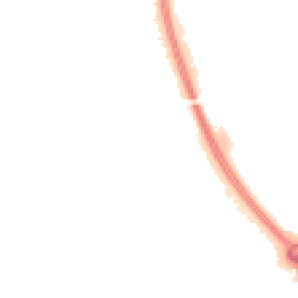 Night-time road noise heatmap for CV4 8LW