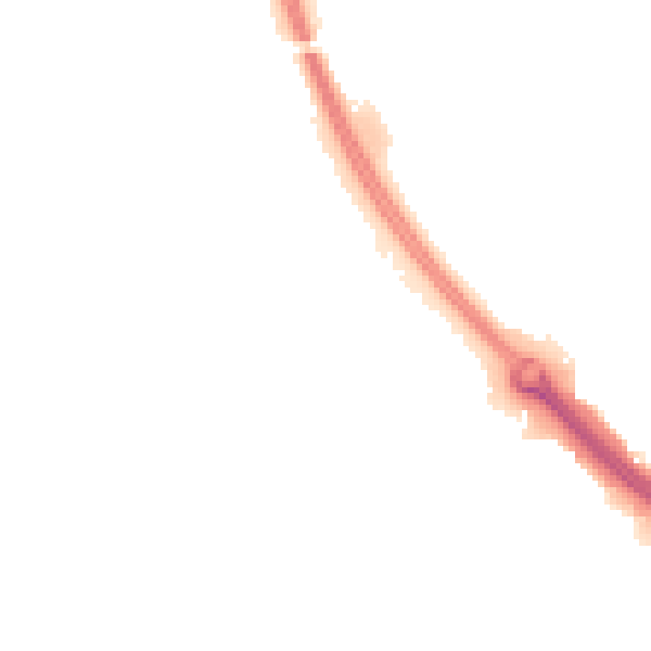 Night-time road noise heatmap for CV4 8NG