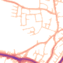 Daytime road noise heatmap for CV47 0HZ