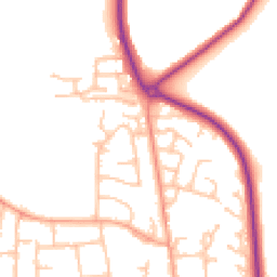 Daytime road noise heatmap for CV47 0JZ