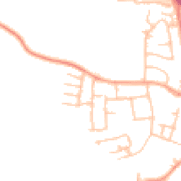 Daytime road noise heatmap for CV47 0LA
