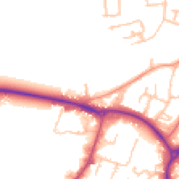 Daytime road noise heatmap for CV47 0LT