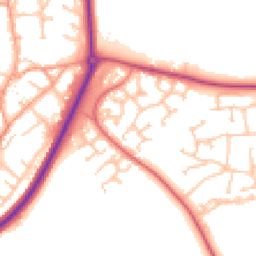 Daytime road noise heatmap for CV47 1GA