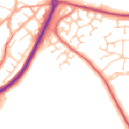 Daytime road noise heatmap for CV47 1GH
